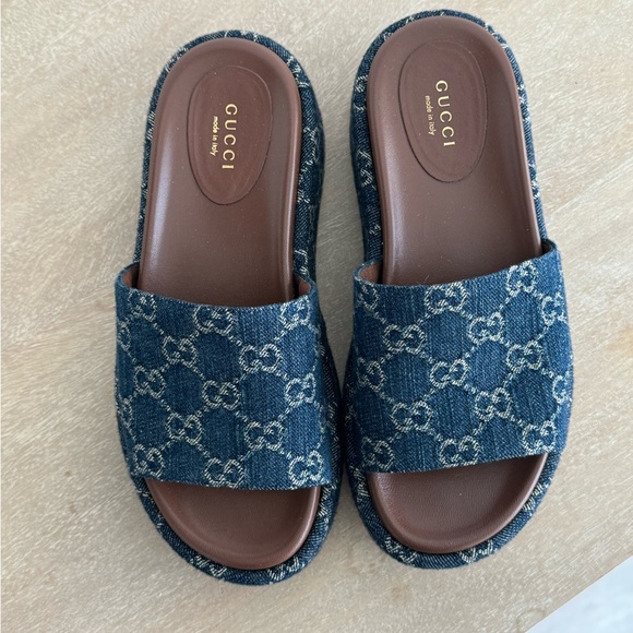 Gucci Angelina Platform Sandals - Picture 5 of 11